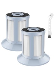 2156A Replacement Vacuum Filter Compatible with Bissell Zing 2156, 2156A, 2156E,1665, 16652, 1665W Zing Bagless Canister Vacuum Cleaner, Compare to Part 1613056, 2 Pack