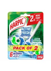 Harpic Active Fresh Toilet Block Pine Forest 35g