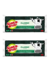 Scotch-Brite Heavy Duty Laminate 8 Sponge Green 2 PCS