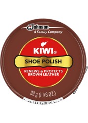 Kiwi Shoe Polish Brown 1125 oz Pack 1