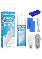 Shoe Cleaner,White Shoe Cleaner Kit,200ml Sneaker Cleaner,Suede Shoe Cleaner,Shoe Cleaning Kit for Leather Shoes,Tennis Shoe