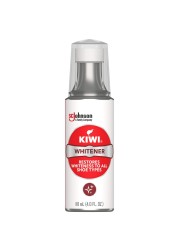 KIWI Shoe Whitener For Leather Vinyl Canvas Nylon and More 4 Fl Oz Includes Sponge Applicator