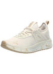 PUMA Women&#39;s Pacer 23 Sneaker, MARBLEIZED-Alpine Snow Gold, 9.5