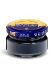 SAPHIR Creme Surfine Pommadier Shoe Polish Beeswax Cream for Leather Products Navy Blue