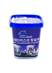 Heavy-Duty Oven &amp; Cookware Cleaner Powder Multi-Purpose Cleaning Paste for Stainless Steel, Pans, Grills, and Stovetops