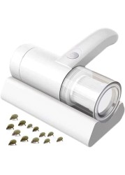 Marrkhor Vacuum Cleaner,Handheld UV Bed Vacuum,Mite Removal Instrument Wireless Mite Remover Cleaning Machine for Pillows, Sheets, Mattresses, Sofas, Plush Toys and Other Fabric Surfaces