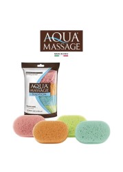 Aqua Massage Tradition 4-piece Soft Bath Sponges