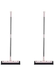 Aiwanto 2Pcs Wiper Long Hand Wiper Squeegee Floor Cleaning Wiper Bathroom Washroom Cleaning Wiper