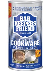 Bar Keepers Friend Superior Cookware Cleanser Polish 12Ounces 1Unit