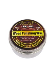 TooGet Wood Seasoning Beewax Furniture Polish Restoration Care Beeswax Suit for Woods Furniture Bamboo Wooden Surfaces Wood Polish Protection 7OZ