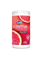 Clorox Scentiva Disinfecting Wipes Grapefruit &amp; Orange Blossom 75 Wet Wipes
