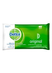 Dettol Original Antibacterial Skin 40 Wipes