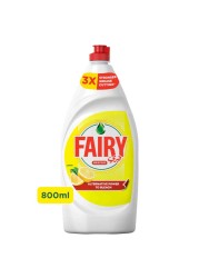 Fairy Max Plus Lemon Dishwashing Liquid with Bleach Alternative Power 800ml