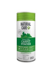 Natural Care Flea and Tick Carpet Powder Flea Treatment for Rugs Carpet or Pet Bedding 81 Ounce Canister