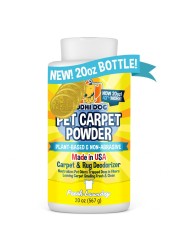 Bodhi Dog Natural Dog Odor Carpet Powder Dry Pet Smell Eliminator Remove Urine Smells Plant Based and Biodegradable Room Powder Loosens Fur and Dirt (Pack of 1)