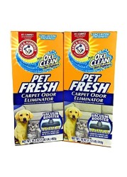 Arm &amp; Hammer Pet Fresh Carpet Odor Eliminator Plus Oxi Clean Dirt Fighters, 18 oz,(PACK OF 2)