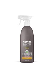 Method Heavy Duty Degreaser, Lemongrass Scent, Oven Cleaner &amp; Stove Top Cleaner, 28 Oz Spray Bottle (Pack of 1),(Packaging may vary)