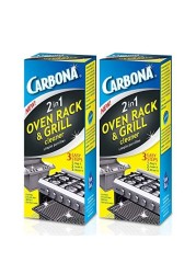 Carbona Oven Rack &amp; Grill Cleaner Eliminates Thick Grease &amp; Build-Up Griddle &amp; BBQ Cleaning Solution 16.8 Fl Oz, 2 Pack