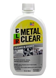 CLR Metal Clear Cleans and Shines Porcelain Chrome Stainless Steel and Aluminum 12Ounce Bottle