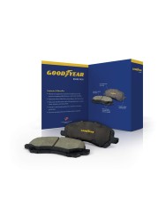 Goodyear Brakes GYD1001 Semi-Metallic Front Brake Pads fit Alfa Romeo 159 08-07; Buick Regal 17-15, Regal Sportback 20-18; Cadillac ATS 19-13, CT6 19-16, CTS 19-04 &amp; More - See Applications Below