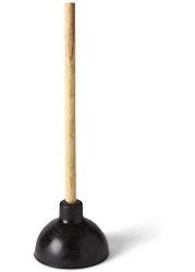 SOFINNI Heavy Duty Toilet Plunger Clogged, Unclog Sink Flange - Plungers for Bathroom - Dual Purpose Flap Drain Cleaner