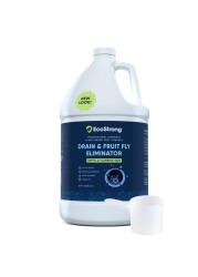 Fruit Fly Drain Treatment Drain Fly Eliminator All-Natural, Eliminates Gnats, Sewer Flies and More - Works in All Drains - 1 Gallon