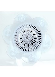SlipX Solutions StopAClog Drain Protectors Trap Hair 2 Hair Catchers Per Package Plastic 5 inch Diameter Clear