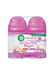Air Wick Automatic Air Freshener Spray Refill, 2ct, Summer Delights, Odor Neutralization, Essential Oils