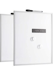 lavish Magnetic Dry Erase Whiteboard - Silver Aluminum Frame Size 20 X 30 and 30 x 40 cm Pack of 2