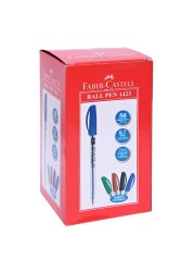 Faber-Castell Ballpoint Pen 1423 Blue 0.7mm 50 PCS