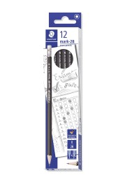 Staedtler Blacklead Pencils 2B Box of 12