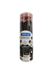 Doms Karbon Graphite Pencils Jar 40 PCS