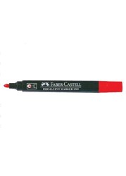 Faber-Castell Bullet Tip Permanent Marker Red/Black