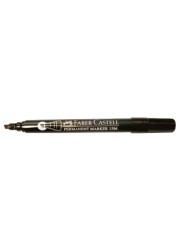 Faber-Castell 1586 Permanent Marker Chisel Black