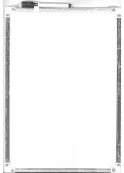 Generic White Board With Marker A3 Size