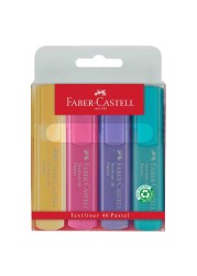 Faber-Castell Textliner 46 Pastel Highlighters Set Multicolour 4 PCS
