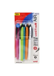 Uni-ball Air Micro Liquid Ink Rollerball Pen Fancy Barrel 6 PCS