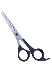 ALLEX Japanese Hair Thinning Scissors Small 6 Inch for Kids and Babies Home Haircut Texturizing Scissors Japanese Stainless Steel Black Made in JAPAN