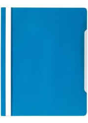 Generic Modest Plastic File A4 Clear View 2570 Mod T6 Blue, 50Pcs