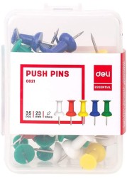 Generic Deli 1Set/35Pcs Color Push Pin Office Push Pin Office Supplies Office Stationery
