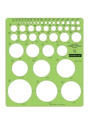 Staedtler Combo Circle Template 977 110