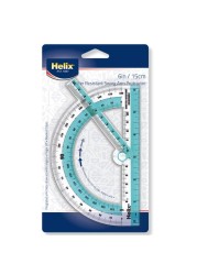 Helix Swing Arm Protractor 180 Degree Rotation