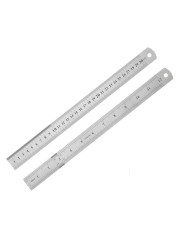 CRAFT MAGIC Heavy Duty Stainless Steel Ruler Set &ndash; 12 Inch (30 CM) Metal Rulers Pack of 2 Perfect Straight Edge for Precise and Accurate Measurements
