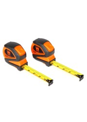 WEN Tape Measure, 25 Ft. Measuring Tape with Automatic Brake and Dual-Release Triggers, Two Pack (ME425T-2)