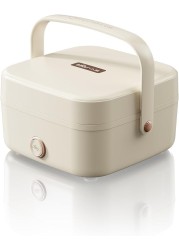 Bear Portable Electric Lunch Box 1L Multifunctional Quick Food Warmer Hot Pot 200W For Men And Women 3 Pin Plug(CN Version)