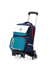 Eazy Kids - School Bag wt Trolley, Blue