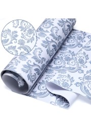 Eersida 20 Sheets 14 x 19.5Inch Scented Drawer Liners for Dresser Drawer Paper Liner Non Adhesive Fragrant Drawer Liners for Bedroom Kitchen Cabinet Home Shelf Closet(Novel Pattern,Linen)