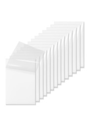 700 Sheets Transparent Sticky 3x2 Inch Notes, Waterproof Translucent Self-Adhesive Clear See Through Sticky Post Memo Reminder Note for Office School Classroom Student Supplies Tabs 14 Pads White