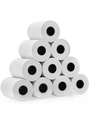 57x40 mm Thermal Paper Till Rolls, Cash Register Receipt, for PDQ POS EPOS EFTPOS, Credit Card Machine (50)