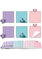 Feifeiya 24 Pack Christmas Stick Notes Gifts for Students Axolotl Self Stick Notes Pads Cute Axolotl Sticky Memo Gift for Axolotl Party Teacher Gift School Office Stationary, 720 Sheets in Total